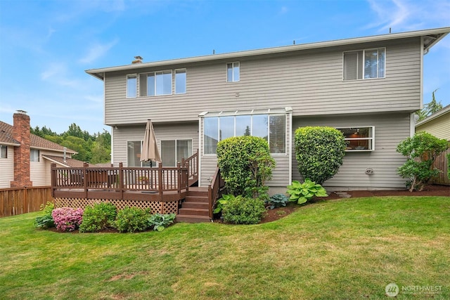 4624 SW 329th Way, Federal Way, WA 98023 - back of house with a deck