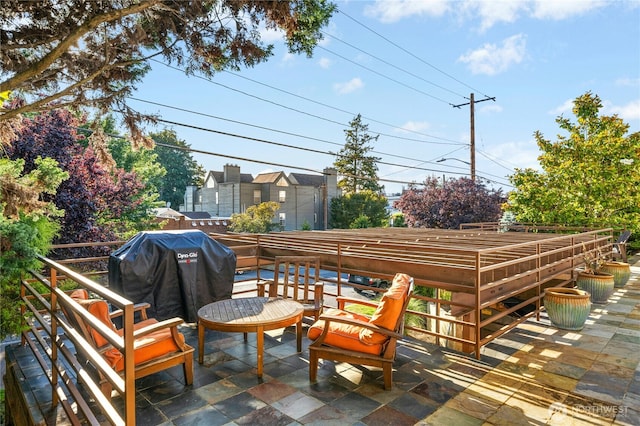 6970 California Ave SW Unit B304, Seattle, WA 98136 - view of patio / terrace featuring area for grilling