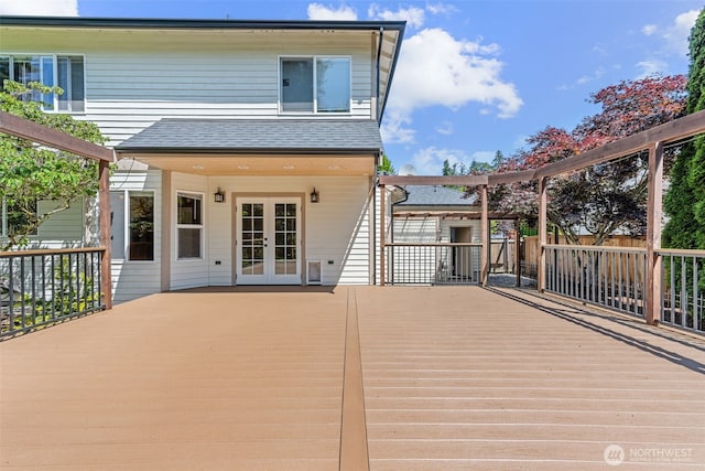 27701 NE 145th Pl, Duvall, WA 98019 - wooden terrace featuring french doors