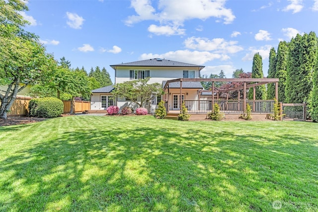27701 NE 145th Pl, Duvall, WA 98019 - back of property with a wooden deck