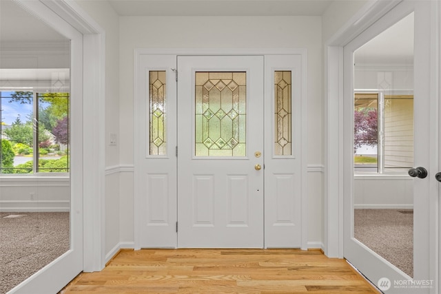 27701 NE 145th Pl, Duvall, WA 98019 - entryway featuring healthy amount of natural light and light wood finished floors