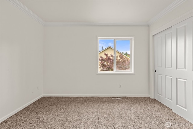 27701 NE 145th Pl, Duvall, WA 98019 - unfurnished bedroom featuring carpet floors, crown molding, and a closet