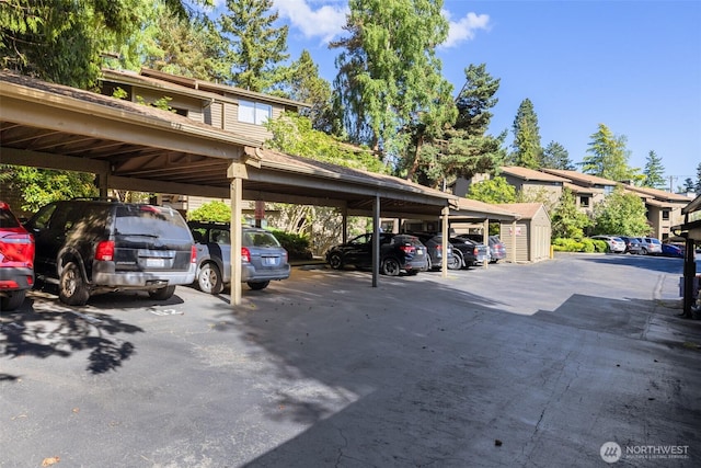 130 SW 116th St Unit F32, Seattle, WA 98146 - view of covered parking lot