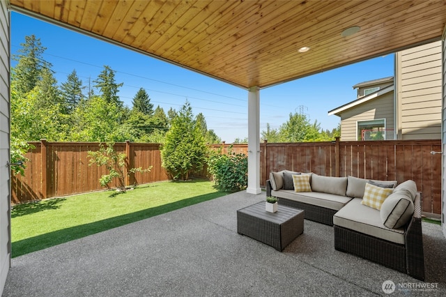 4309 231st Pl SE, Bothell, WA 98021 - view of patio / terrace featuring an outdoor living space