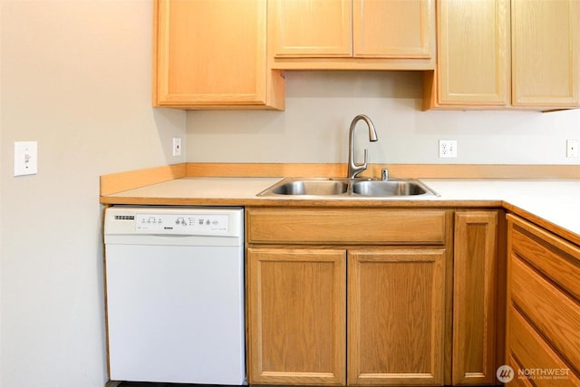1404 102nd St E, Tacoma, WA 98445 - kitchen with dishwasher and light countertops