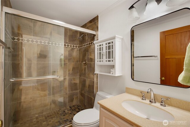 2400 E Howell St Unit G, Seattle, WA 98122 - full bath featuring toilet, vanity, and a stall shower