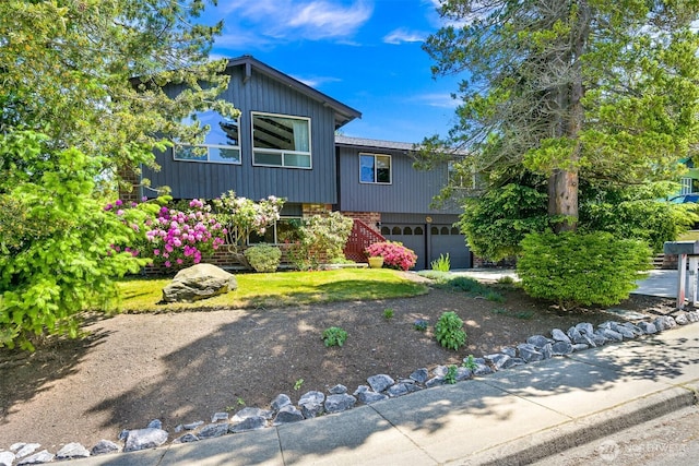 801 38th St, Bellingham, WA 98229 - view of front of property with a garage and stairs