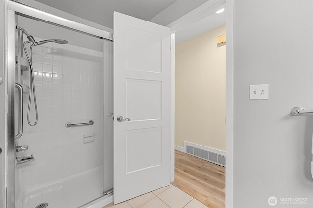 801 38th St, Bellingham, WA 98229 - full bath with a shower and tile patterned flooring