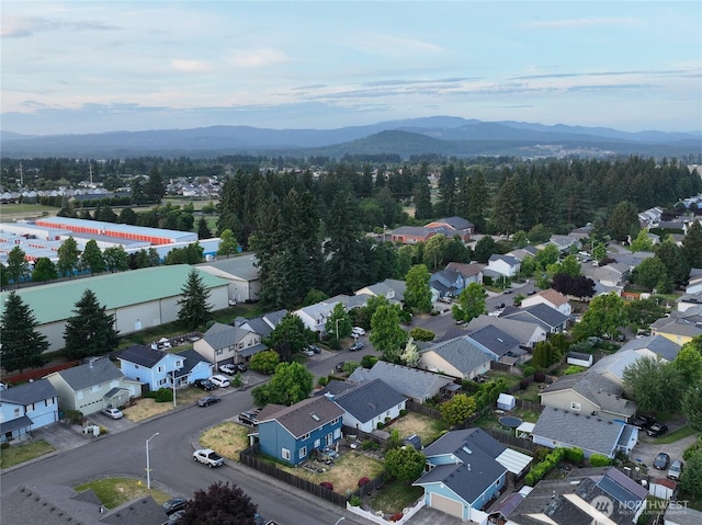 16215 NE 13th St, Vancouver, WA 98684 - aerial perspective of suburban area with mountains