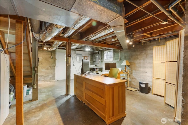 3804 Olympic Blvd W, University Place, WA 98466 - basement featuring a desk