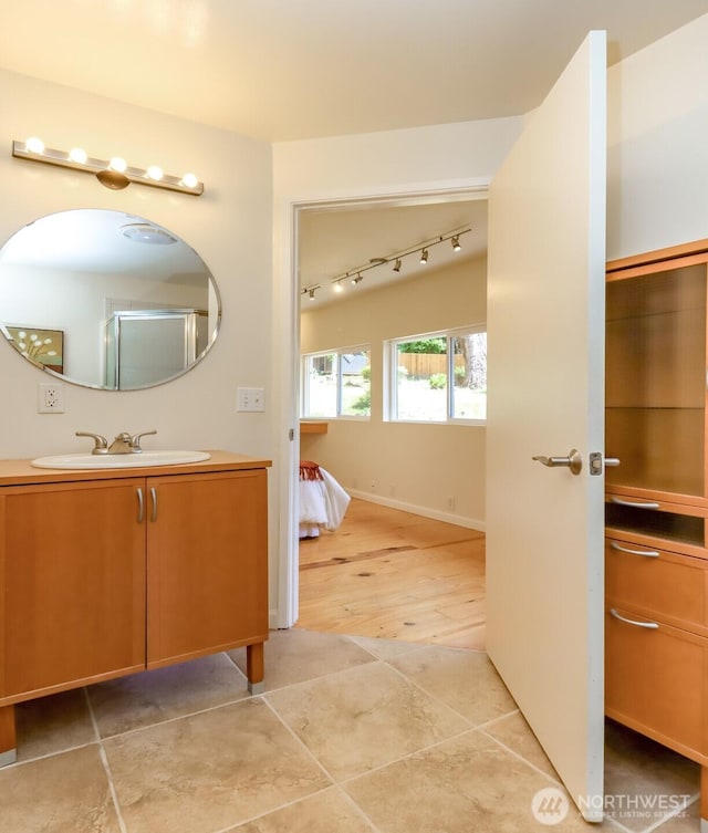 11258 29th Ave SW, Seattle, WA 98146 - full bathroom featuring vanity and tile patterned flooring