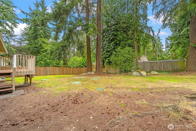 35804 15th Ave SW, Federal Way, WA 98023 - view of yard with a deck