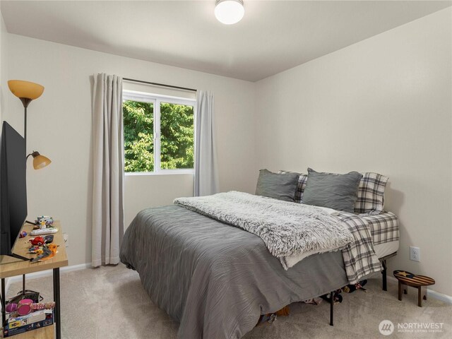 7600 Brianna Ct SE, Olympia, WA 98513 - bedroom featuring light carpet and baseboards