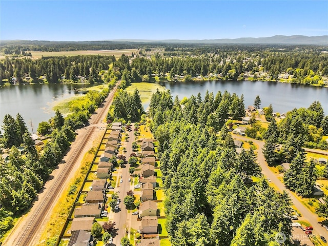 7600 Brianna Ct SE, Olympia, WA 98513 - aerial view of residential area featuring a large body of water and a forest
