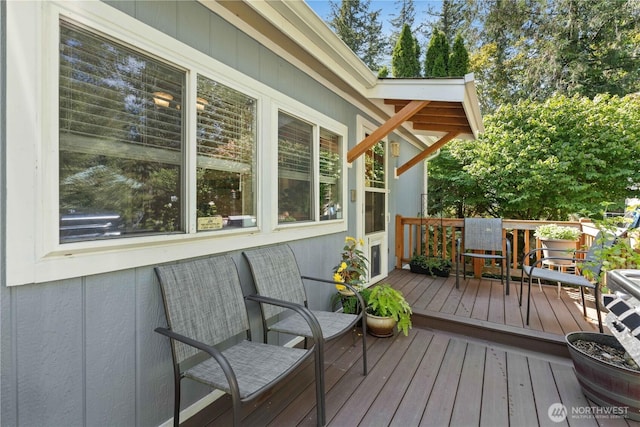 41515 Larson Dr, Gold Bar, WA 98251 - view of wooden deck