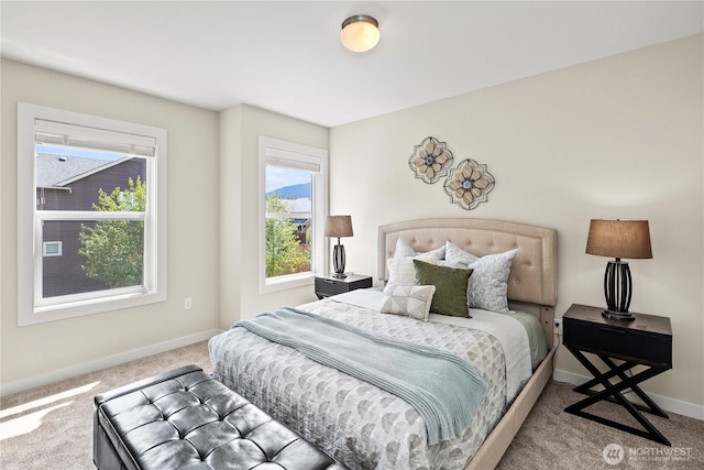 3098 SE 16th St, North Bend, WA 98045 - carpeted bedroom featuring multiple windows and baseboards