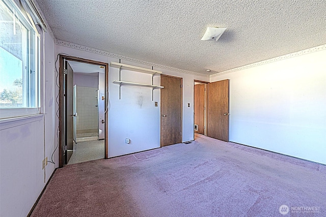 24427 14th Ave S, Des Moines, WA 98198 - unfurnished bedroom featuring a textured ceiling, carpet flooring, and ensuite bath