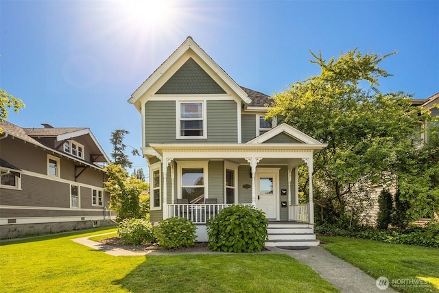 2321 Elm St, Bellingham, WA 98225 - victorian-style house with covered porch and a front yard
