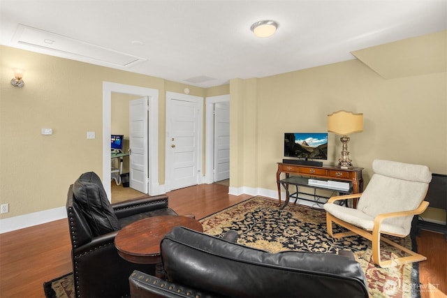 2321 Elm St, Bellingham, WA 98225 - living room with wood finished floors and baseboards