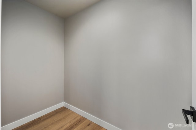 3720 36th Ave SW Unit B, Seattle, WA 98126 - unfurnished room with baseboards and light wood-style floors