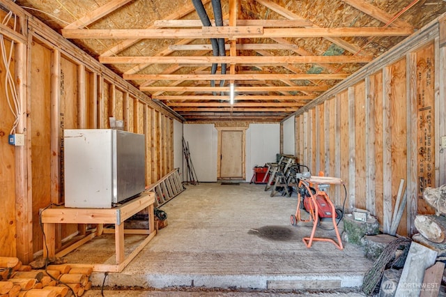 424 Maranatha, Kelso, WA 98626 - basement featuring freestanding refrigerator