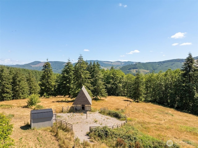 424 Maranatha, Kelso, WA 98626 - view of mountain backdrop with rural landscape