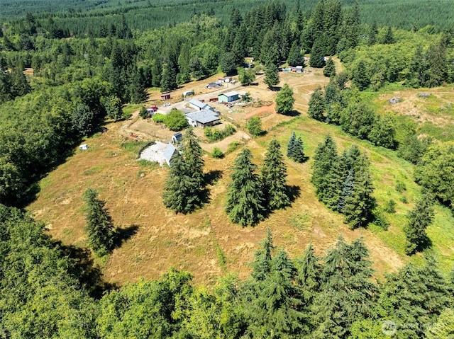 424 Maranatha, Kelso, WA 98626 - drone / aerial view of a heavily wooded area