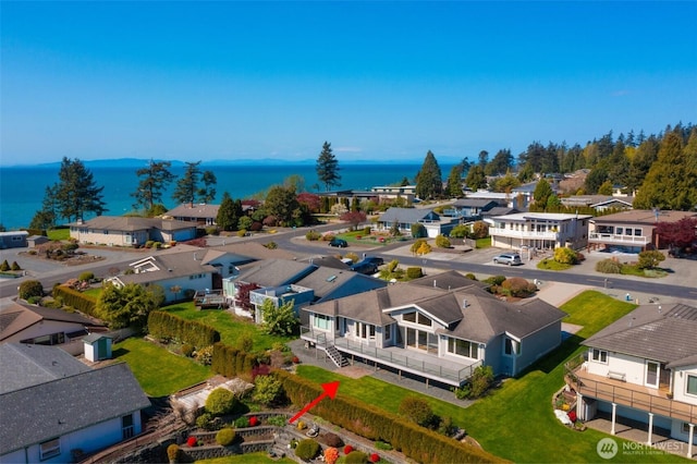 8022 Makah Rd, Blaine, WA 98230 - aerial view of residential area with a large body of water