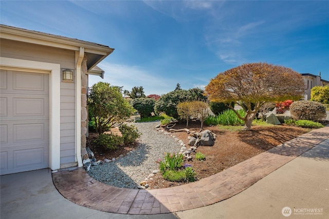 8022 Makah Rd, Blaine, WA 98230 - view of yard featuring a garage