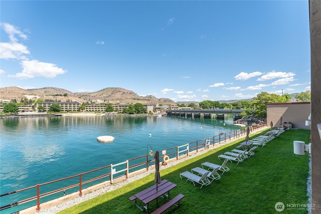 322 W Woodin Ave Unit 620, Chelan, WA 98816 - water view featuring a mountainous background