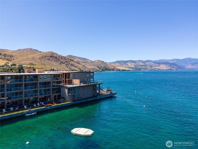 322 W Woodin Ave Unit 620, Chelan, WA 98816 - water view featuring a mountainous background