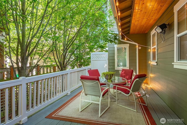 2413 Peabody St, Bellingham, WA 98225 - deck featuring outdoor dining area