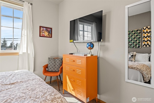 2413 Peabody St, Bellingham, WA 98225 - carpeted bedroom featuring multiple windows and baseboards