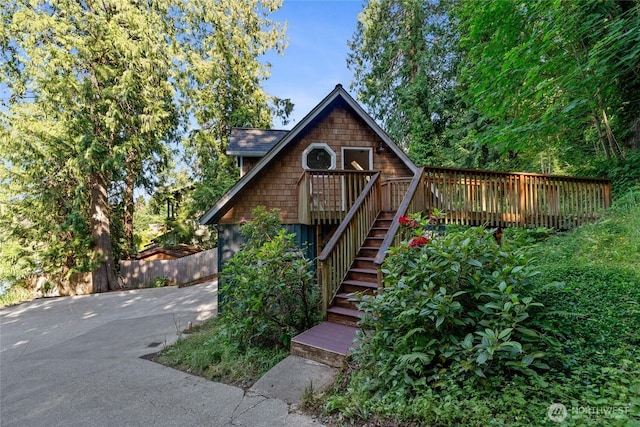 19709 Whiteman Cove Rd SW, Longbranch, WA 98351 - view of outdoor structure featuring stairs