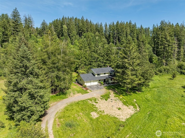 29139 NE Hammond Ct, Battle Ground, WA 98604 - aerial view of property and surrounding area with a heavily wooded area