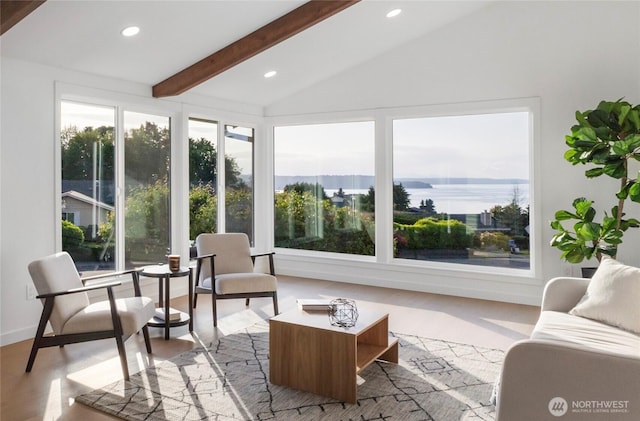 28830 11th Ave S, Federal Way, WA 98003 - sunroom / solarium featuring recessed lighting, wood finished floors, and baseboards