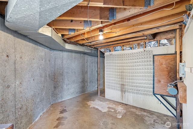 10601 87th Ct, Anderson Island, WA 98303 - view of unfinished basement