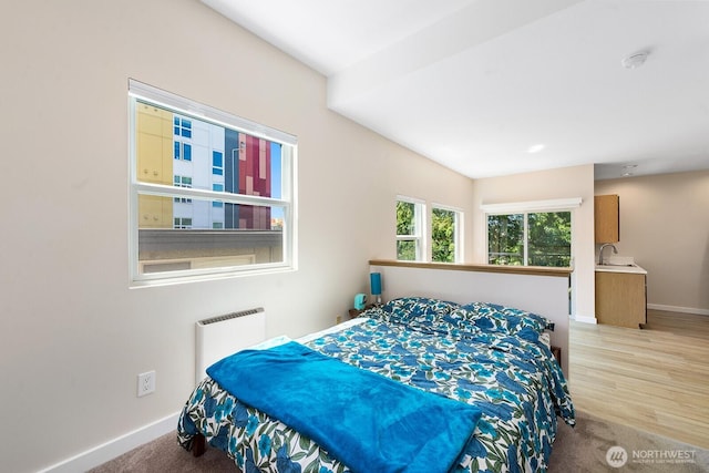 4530 Meridian Ave N Unit S4, Seattle, WA 98103 - bedroom featuring radiator heating unit and baseboards