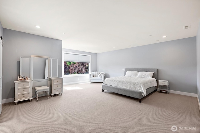10501 Angeline Rd E, Bonney Lake, WA 98391 - carpeted bedroom with baseboards and recessed lighting