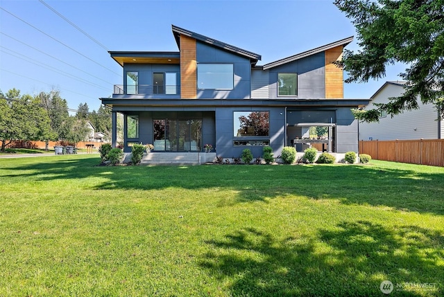 10501 Angeline Rd E, Bonney Lake, WA 98391 - back of house featuring a balcony