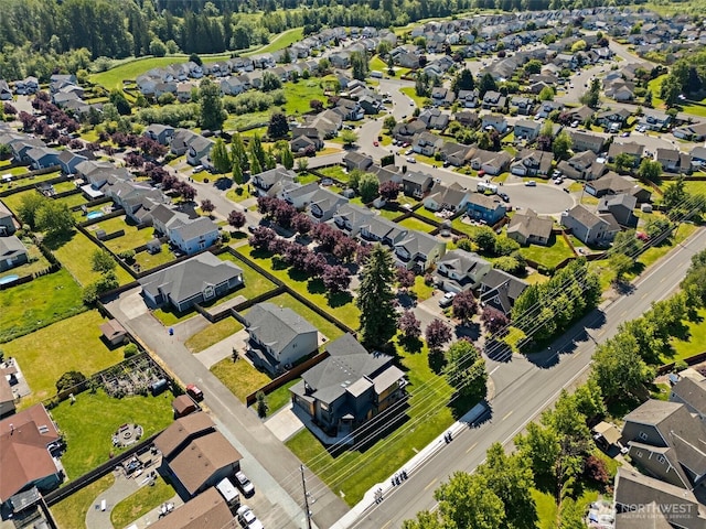 10501 Angeline Rd E, Bonney Lake, WA 98391 - aerial view of property and surrounding area featuring nearby suburban area