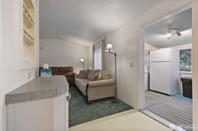 451 N Mount Jupiter Dr, Hoodsport, WA 98548 - living room with vaulted ceiling