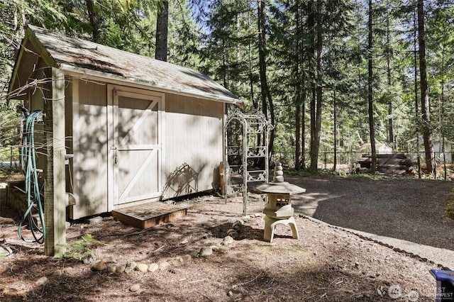 451 N Mount Jupiter Dr, Hoodsport, WA 98548 - view of shed