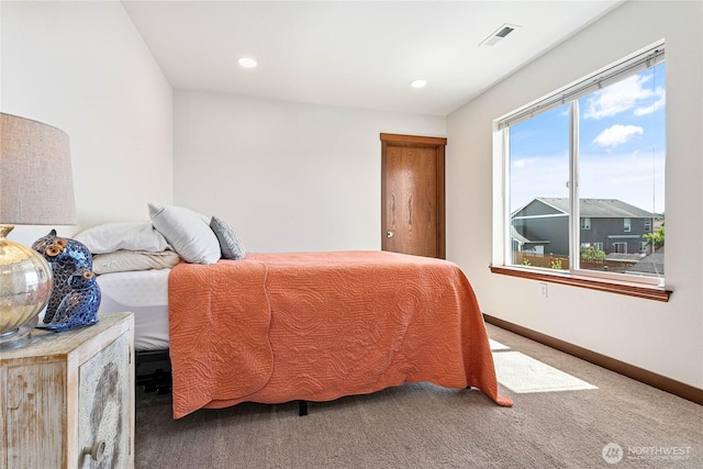 7328 Seashell Way, Blaine, WA 98230 - carpeted bedroom featuring baseboards and recessed lighting