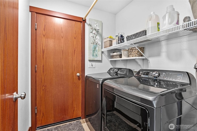 7328 Seashell Way, Blaine, WA 98230 - laundry area with separate washer and dryer