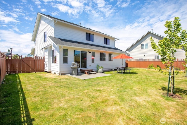 7328 Seashell Way, Blaine, WA 98230 - back of house featuring a patio and a gate