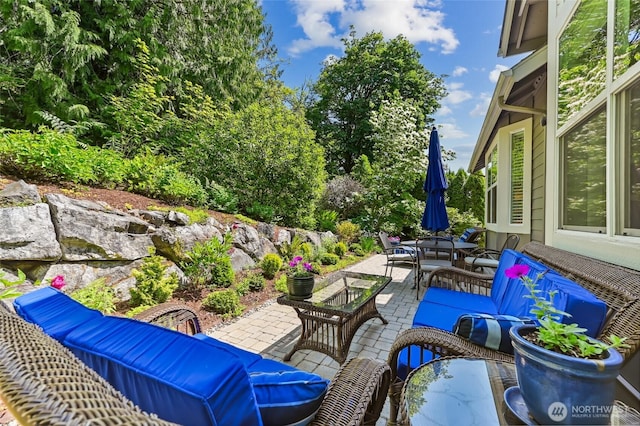 13310 239th Way NE, Redmond, WA 98053 - view of patio / terrace featuring outdoor dining space and an outdoor living space