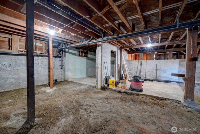 306 3rd St, Sultan, WA 98294 - view of unfinished below grade area