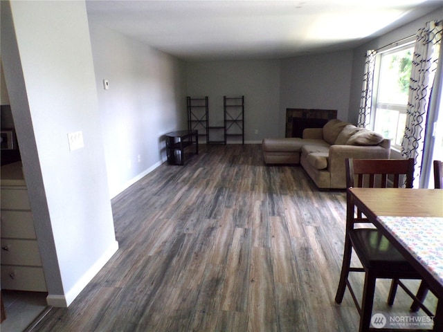 2020 SW 318th Pl Unit C3, Federal Way, WA 98023 - living room with dark wood-style floors and baseboards