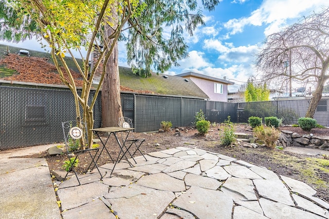 4456 Whitman Ave N, Seattle, WA 98103 - fenced backyard with a patio
